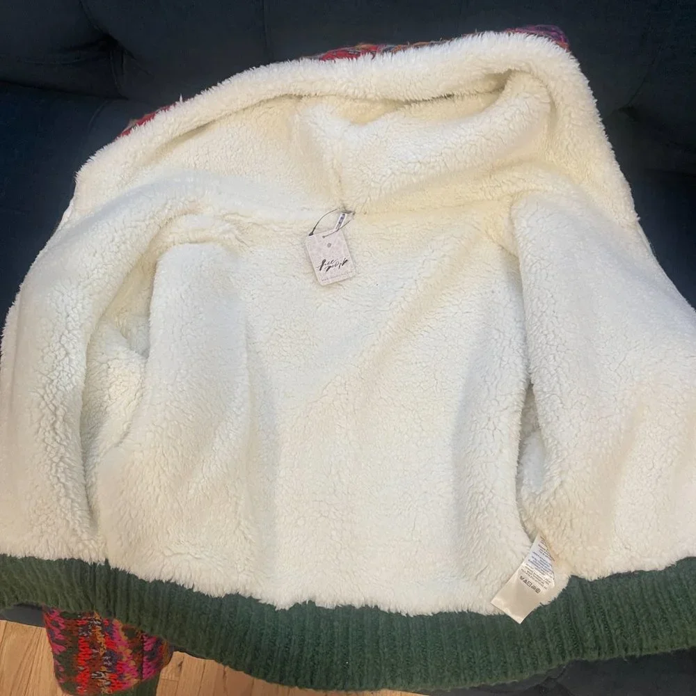 NWT Free People Rue Sweater Jacket XS $398. - Picture 15 of 15